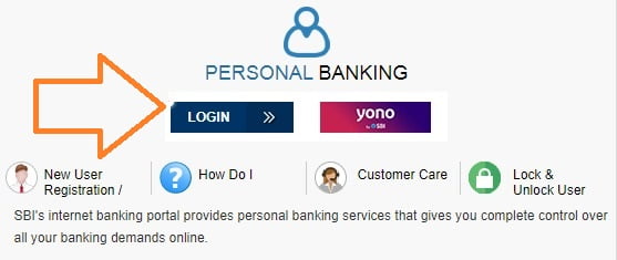 Login to SBI Net Banking